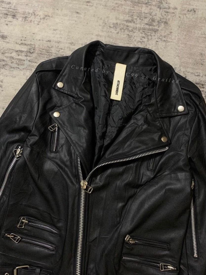 Kazuyuki Kumagai Attachment Attachment Kazuyuki Kumagai Leather Jacket Size US M / EU 48-50 / 2 - 2 Thumbnail