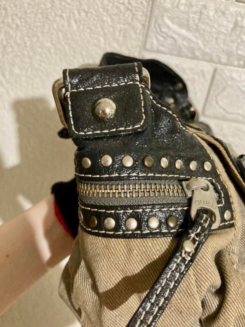 Guess Guess Vintage Brown Leather Shoulder Bag Size ONE SIZE - 5 Thumbnail