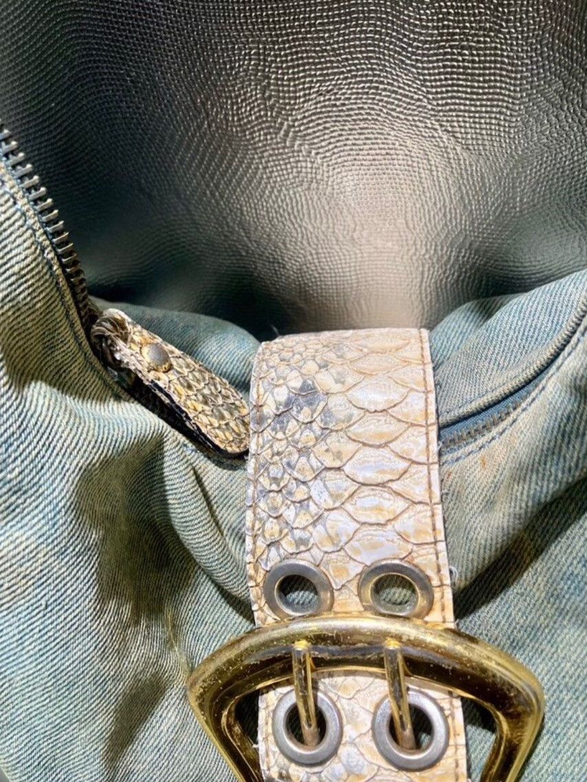Guess Guess Vintage Denim Shoulder Bag Size ONE SIZE - 3 Thumbnail