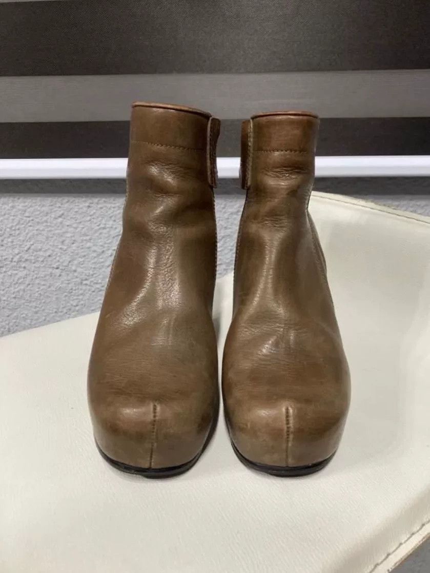 Rick Owens Rick Owens Brown Wedge Heel Boots Size US 5 / IT 35 - 2 Thumbnail