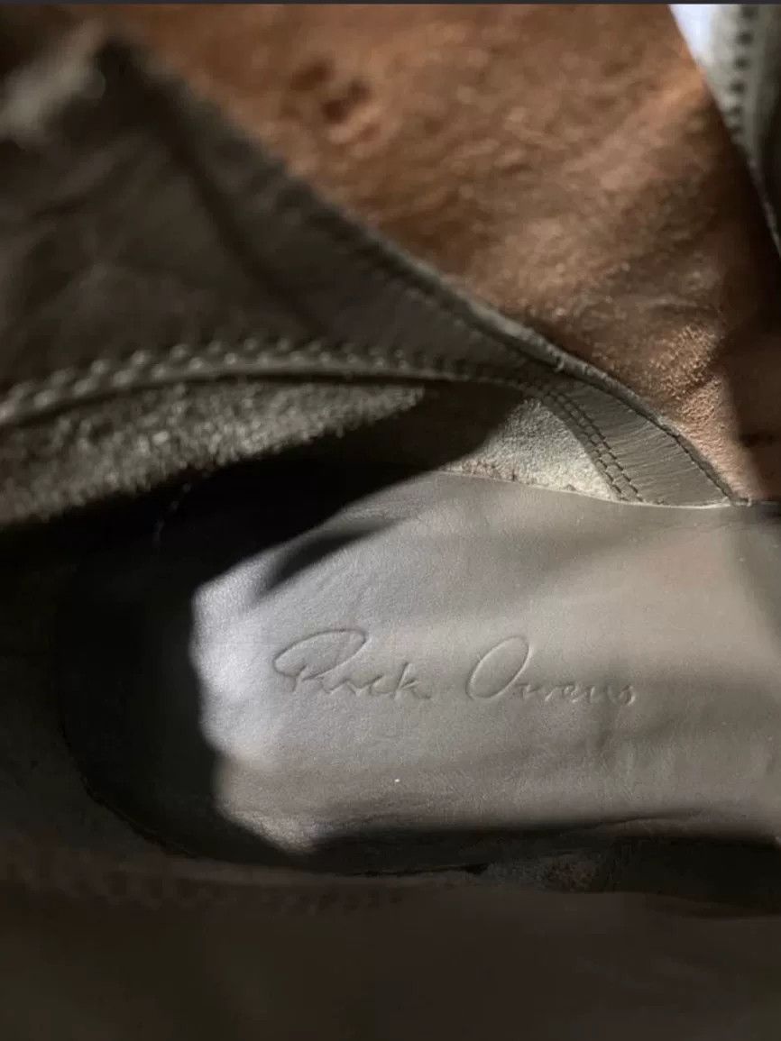 Rick Owens Rick Owens Brown Wedge Heel Boots Size US 5 / IT 35 - 9 Thumbnail