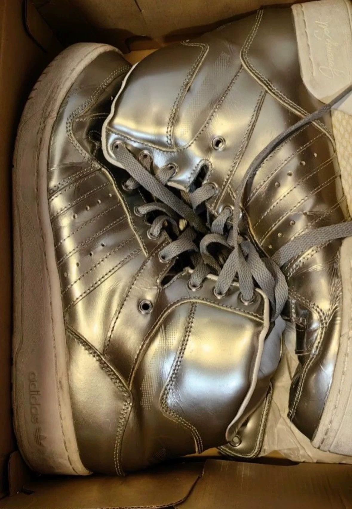 Jeremy Scott adidas x Jeremy Scott Wings Silver Size US 10 / EU 43 - 6 Thumbnail