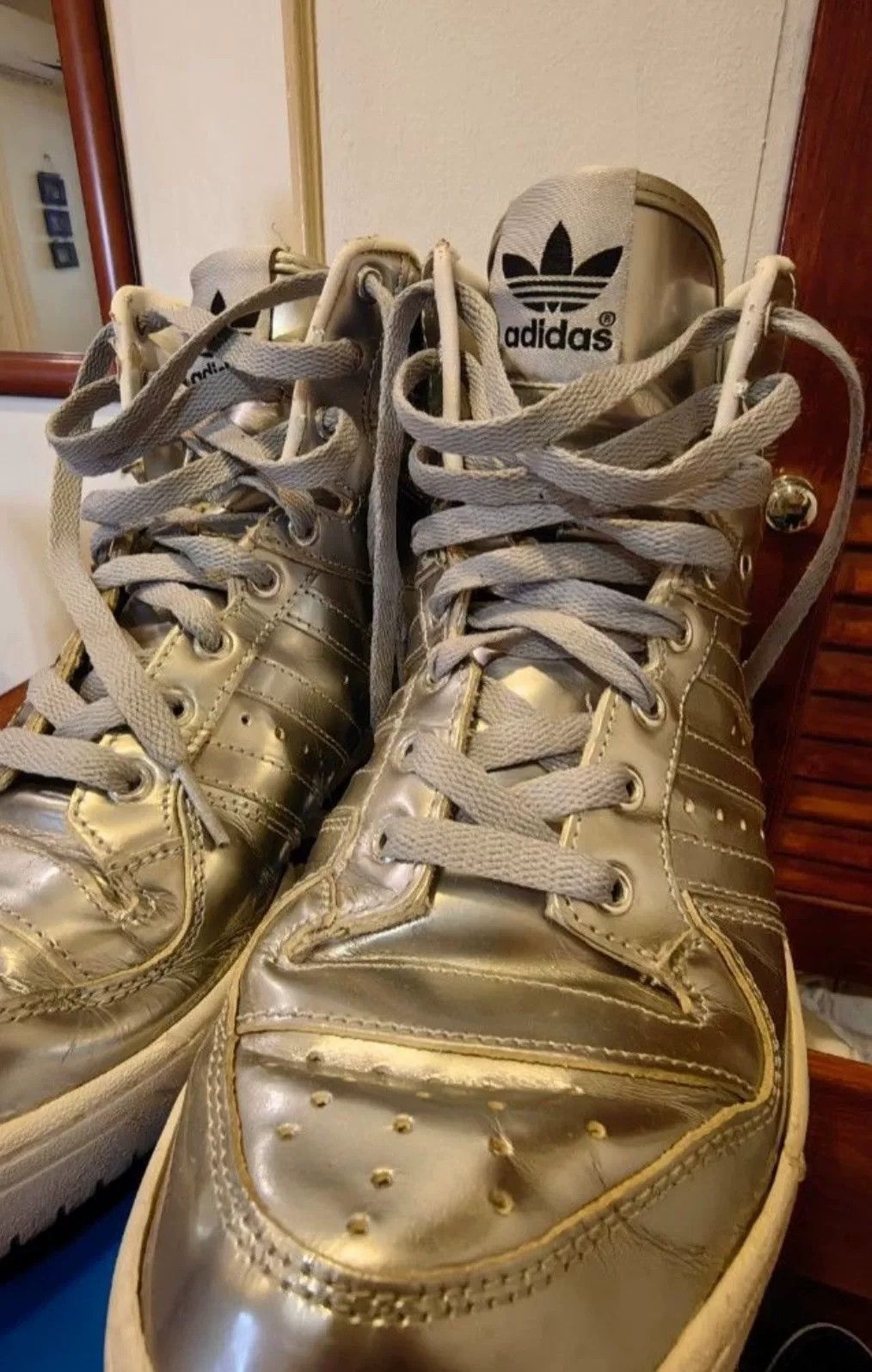 Jeremy Scott adidas x Jeremy Scott Wings Silver Size US 10 / EU 43 - 3 Thumbnail