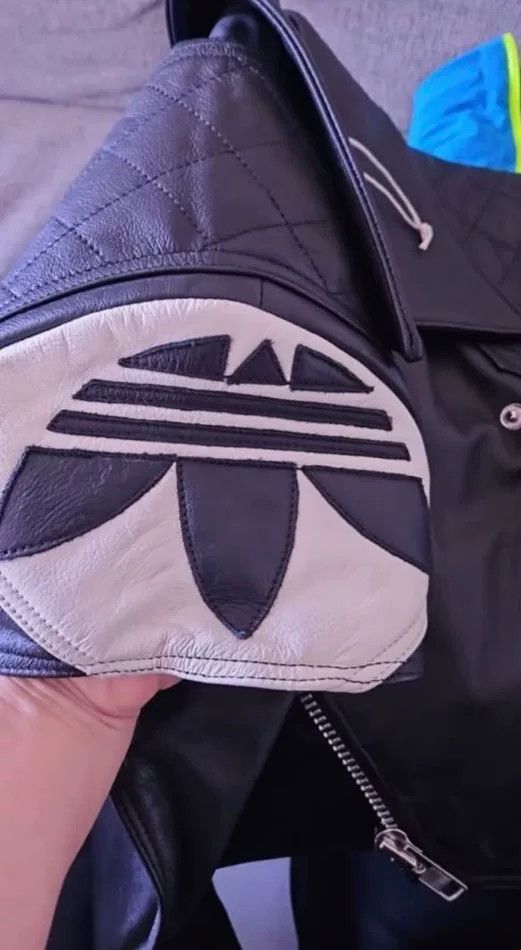 Jeremy Scott Adidas x Jeremy Scott Black Leather Vest Size XS / US 0-2 / IT 36-38 - 7 Thumbnail