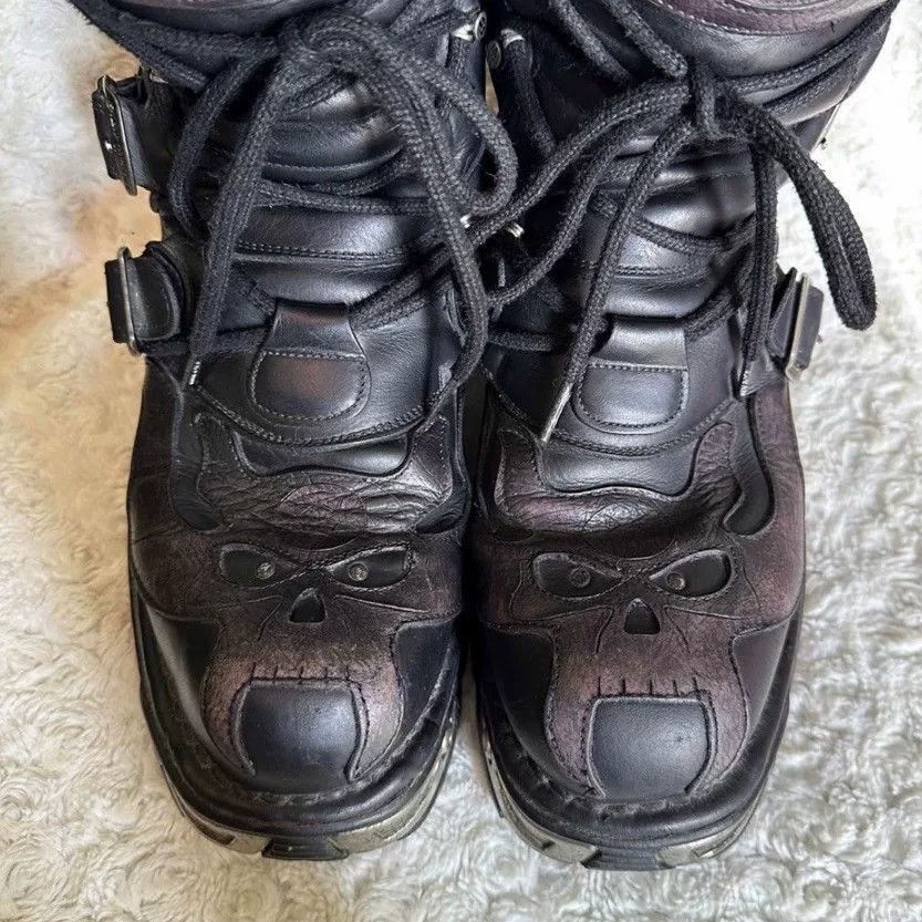 New Rock New Rock High-Top Platform Boots Size US 10 / EU 43 - 6 Thumbnail