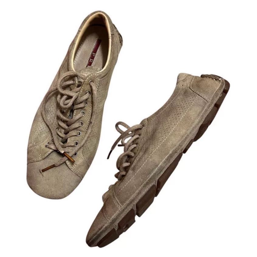 Prada Prada Sport Red Label Suede Sneakers Size US 6 / EU 39 - 2 Thumbnail