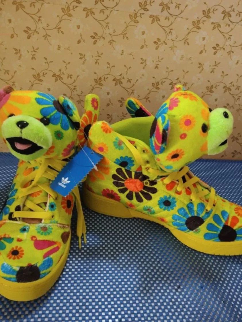 Jeremy Scott adidas x Jeremy Scott Rainbow Panda Size US 9.5 / EU 42-43 - 2 Thumbnail
