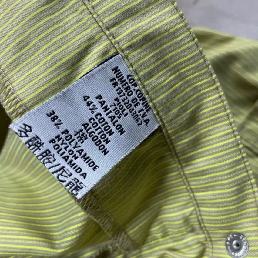 Cop Copine Cop Copine Striped Green Pants Size 40" / US 18 - 7 Thumbnail