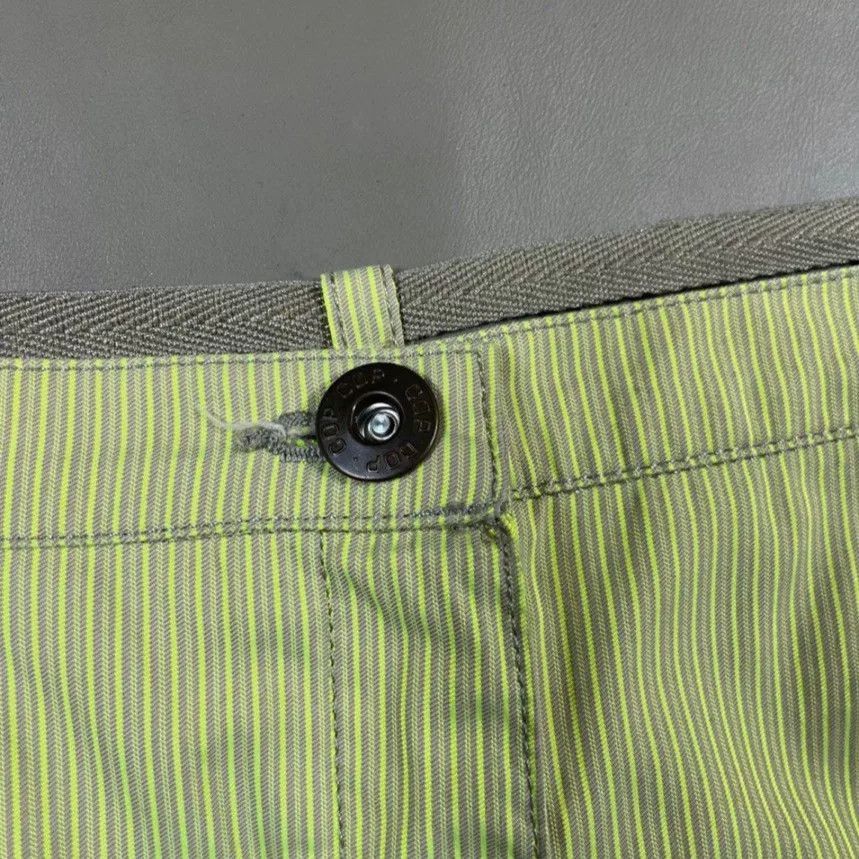 Cop Copine Cop Copine Striped Green Pants Size 40" / US 18 - 3 Thumbnail