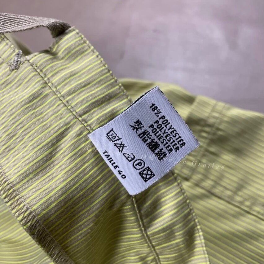Cop Copine Cop Copine Striped Green Pants Size 40" / US 18 - 9 Thumbnail