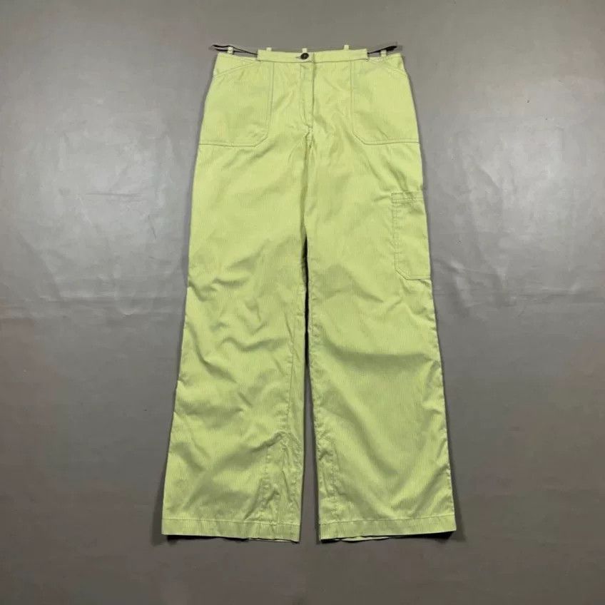 Cop Copine Cop Copine Striped Green Pants Size 40" / US 18 - 2 Thumbnail