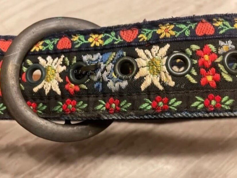 Dolce & Gabbana Dolce & Gabbana Vintage Floral Belt Size ONE SIZE - 3 Thumbnail