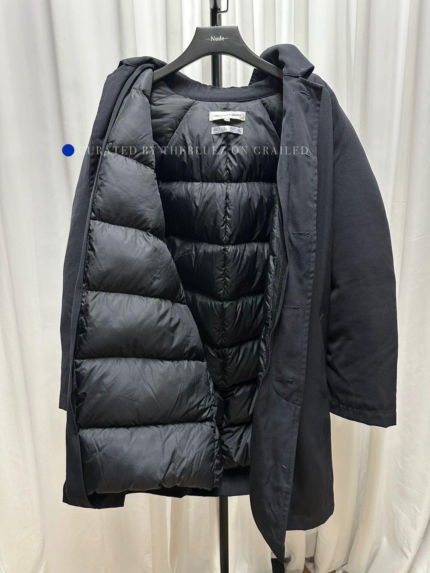 Comme des Garcons SHIRT Black Long Heavy Coat Size M Size US M / EU 48-50 / 2 - 6 Thumbnail