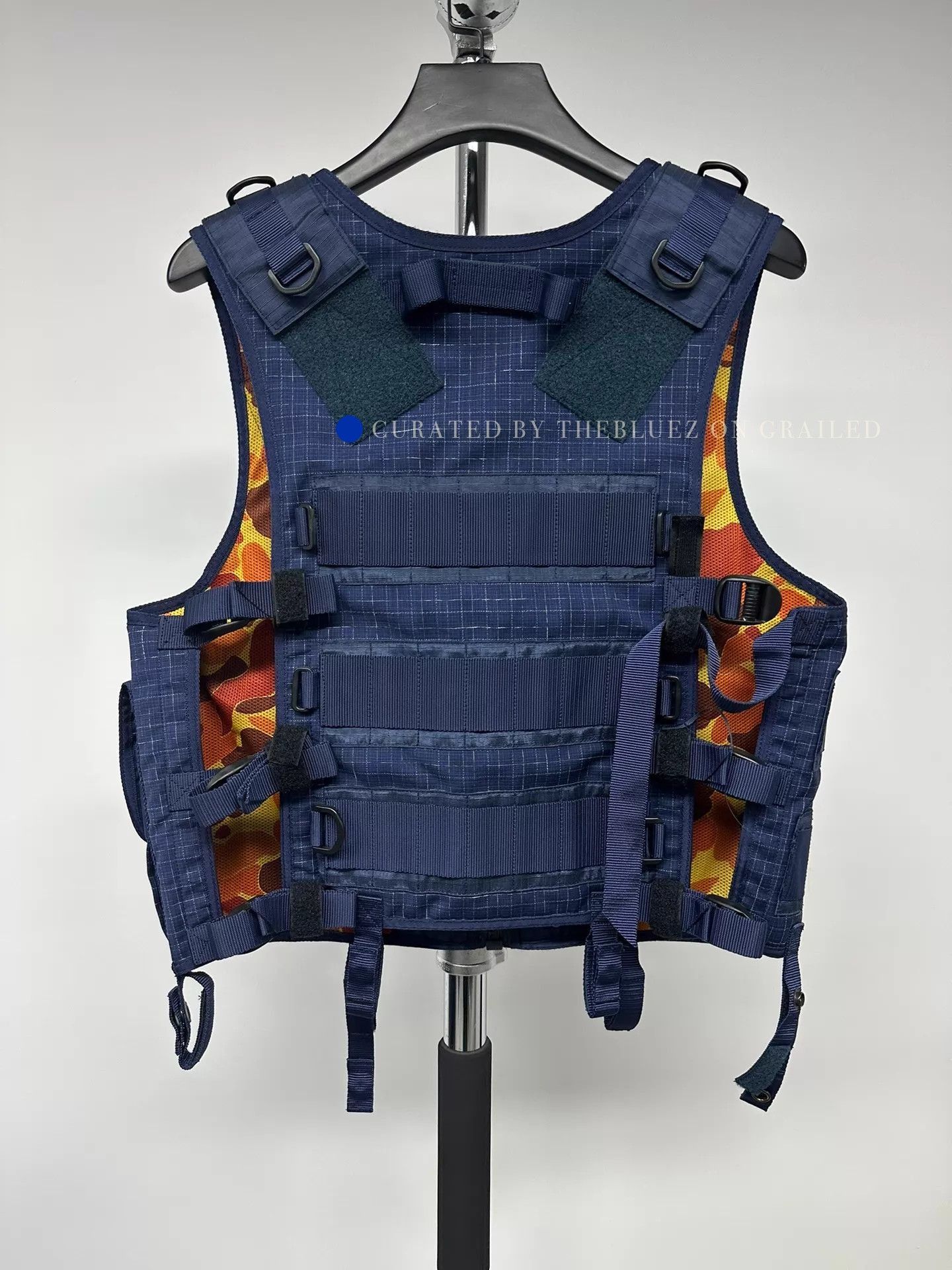Junya Watanabe Blue Utility Vest with Multiple Pockets Size M Size US M / EU 48-50 / 2 - 2 Thumbnail