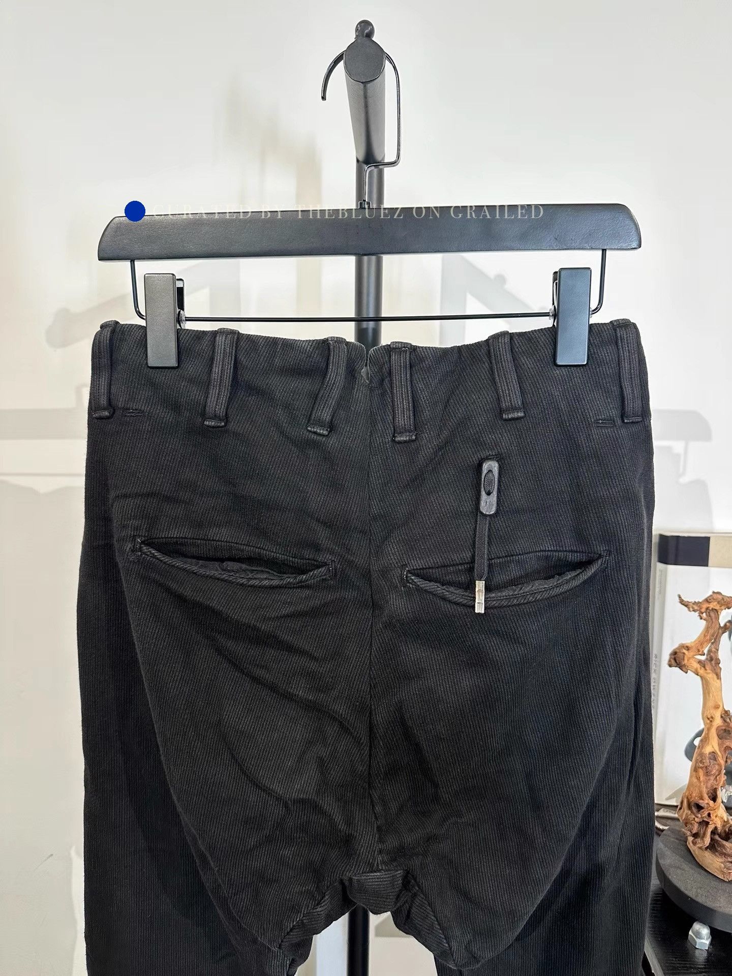 11 By Boris Bidjan Saberi Black Casual Straight-Leg Pants Size US 32 / EU 48 - 4 Thumbnail