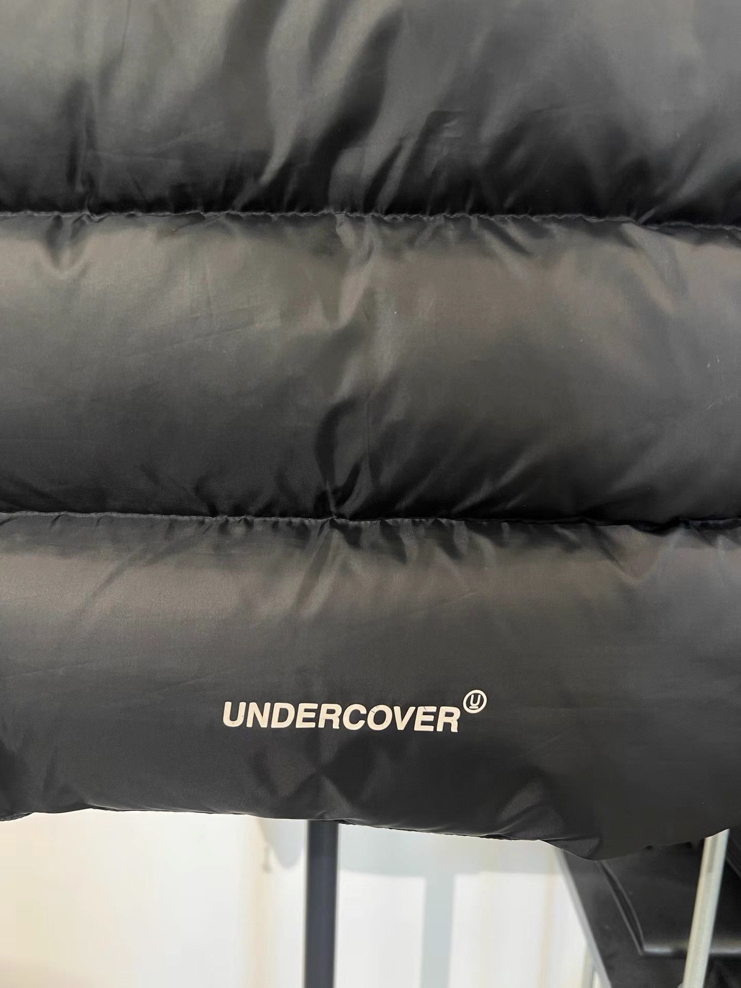 Undercover Black Puffer Jacket with Leather Sleeves Size S Size US S / EU 44-46 / 1 - 6 Thumbnail