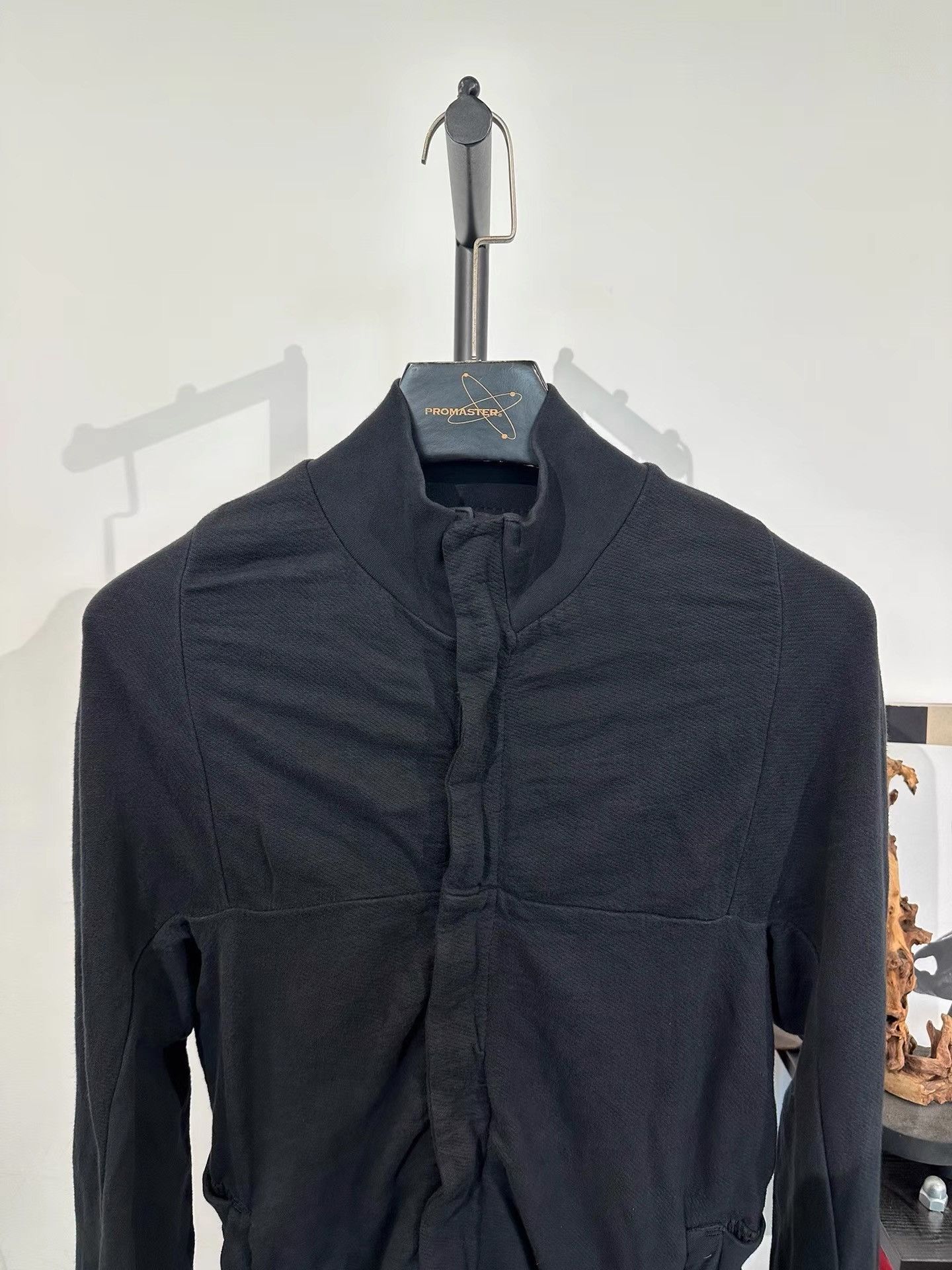 Boris Bidjan Saberi Black Long Sleeve Bomber Jacket Size US M / EU 48-50 / 2 - 5 Thumbnail