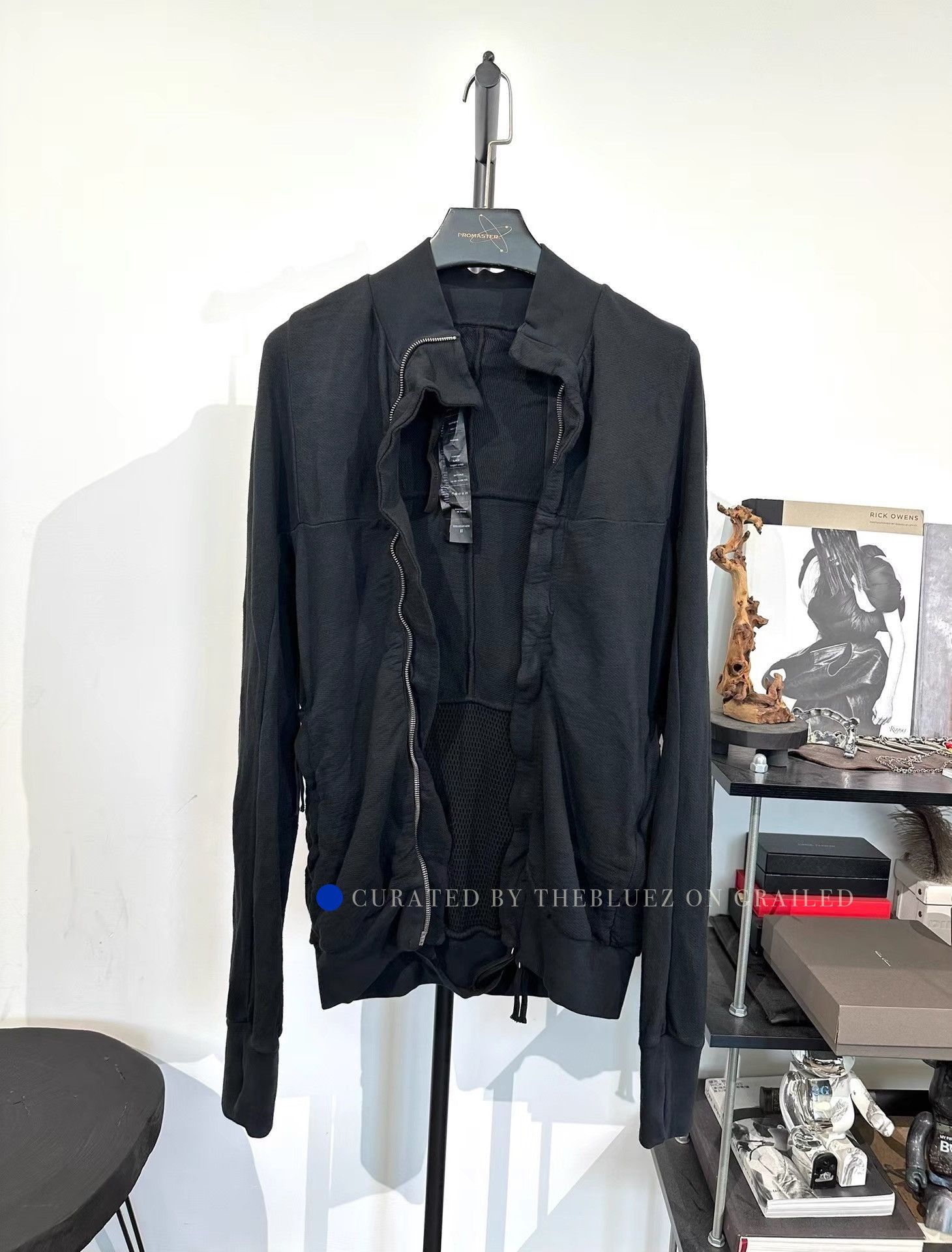 Boris Bidjan Saberi Black Long Sleeve Bomber Jacket Size US M / EU 48-50 / 2 - 3 Thumbnail