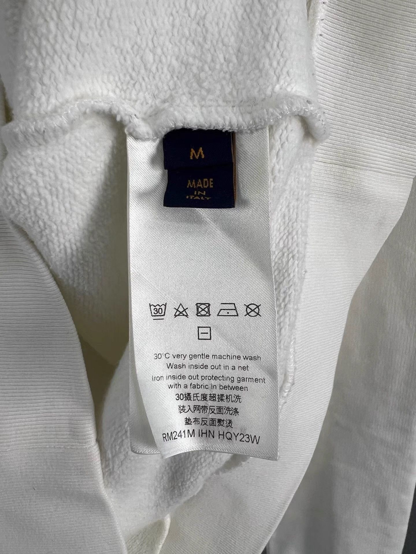 Louis Vuitton White Long-Sleeve Graphic Print Sweatshirt Size US M / EU 48-50 / 2 - 4 Thumbnail