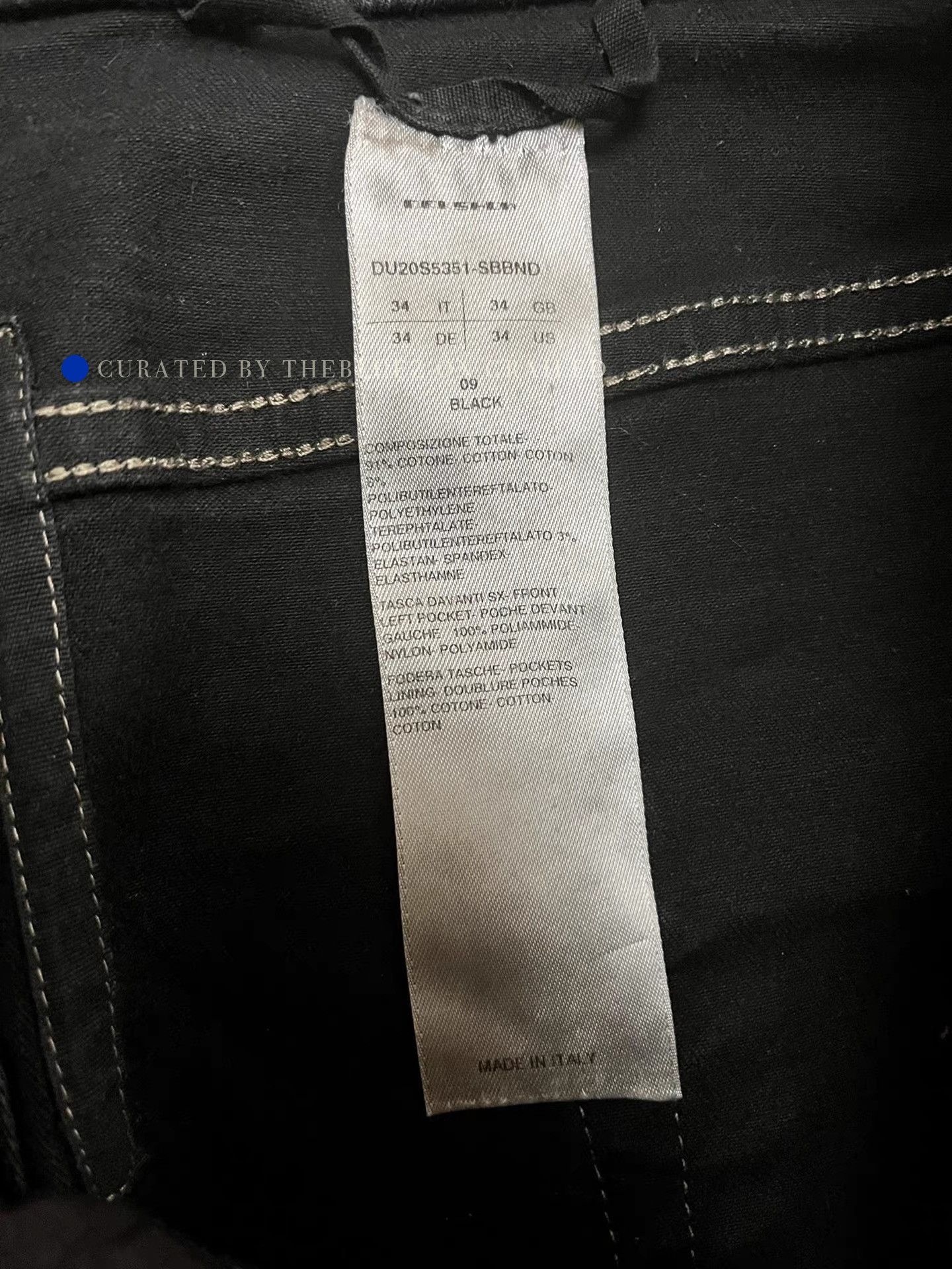 Rick Owens Black Casual Pants with Zip Pocket - Size 34 Size US 34 / EU 50 - 4 Thumbnail