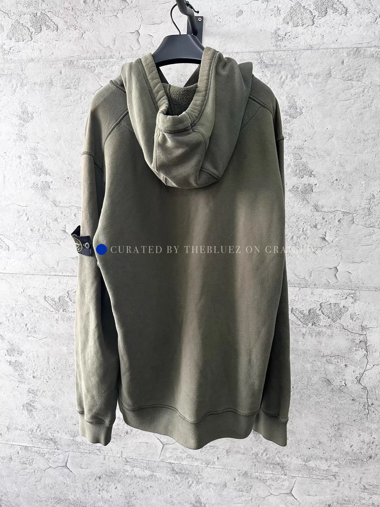 Stone Island Green Hoodie with Drawstring and Front Pouch Pocket Size US XL / EU 56 / 4 - 2 Thumbnail