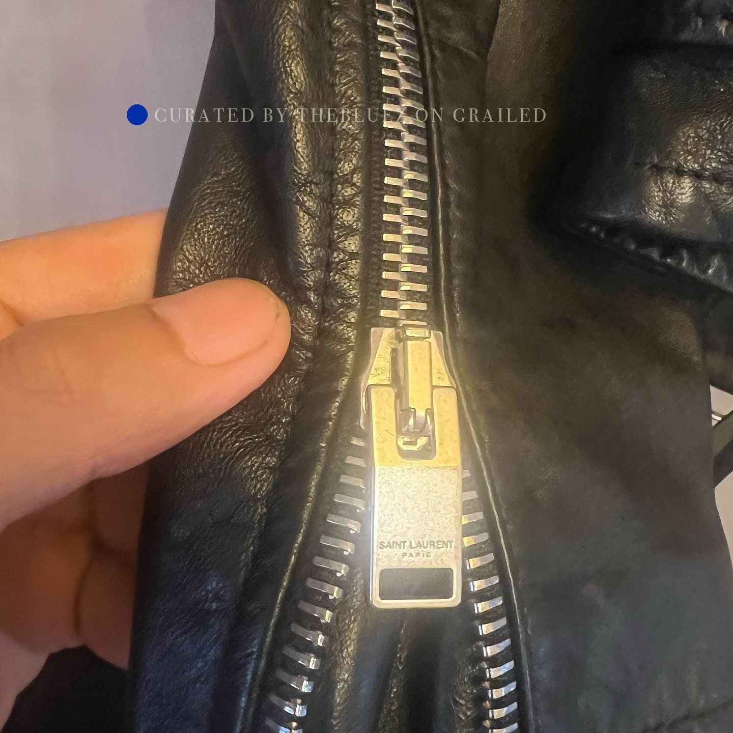 Saint Laurent Paris Black Leather Biker Jacket Size US M / EU 48-50 / 2 - 6 Thumbnail