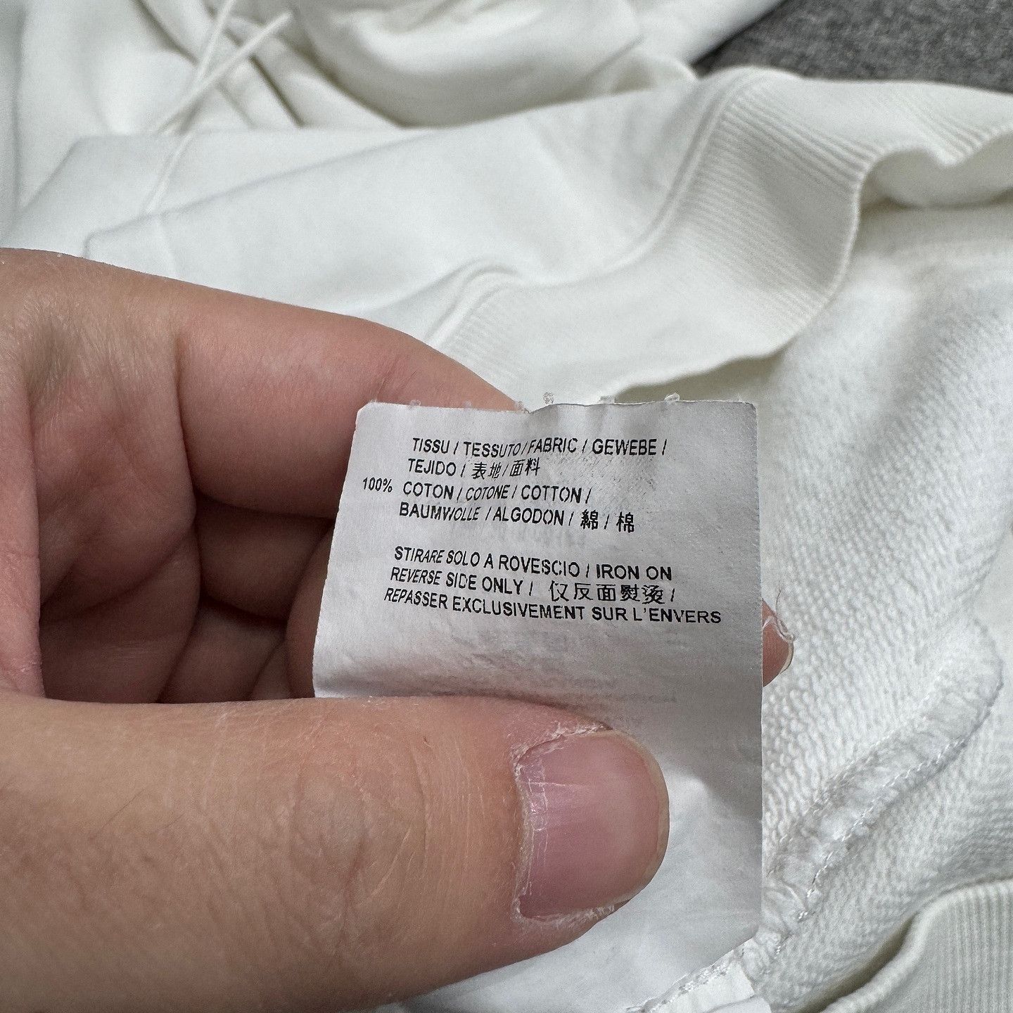 Saint Laurent Paris White Oversized Hoodie with Front Pocket - XL Size US XL / EU 56 / 4 - 6 Thumbnail