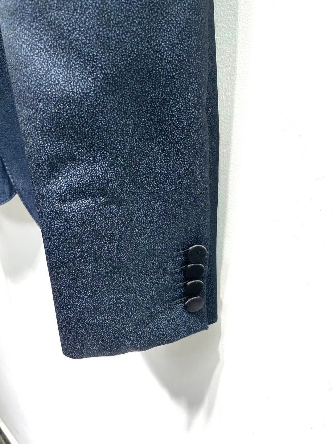 Saint Laurent Paris Blue Formal Blazer with Lapel Collar Size US M / EU 48-50 / 2 - 5 Thumbnail