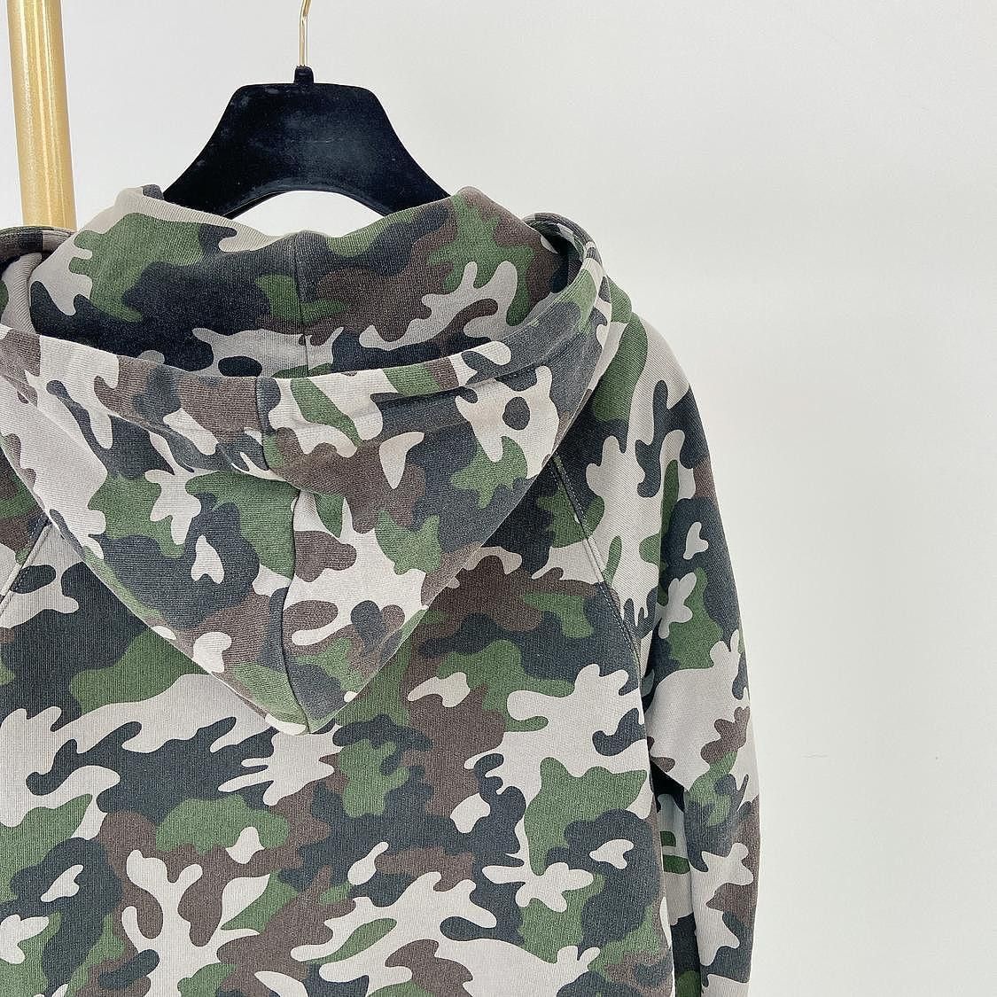 Saint Laurent Paris Camouflage Zip-Up Hoodie Size US XS / EU 42 / 0 - 5 Thumbnail
