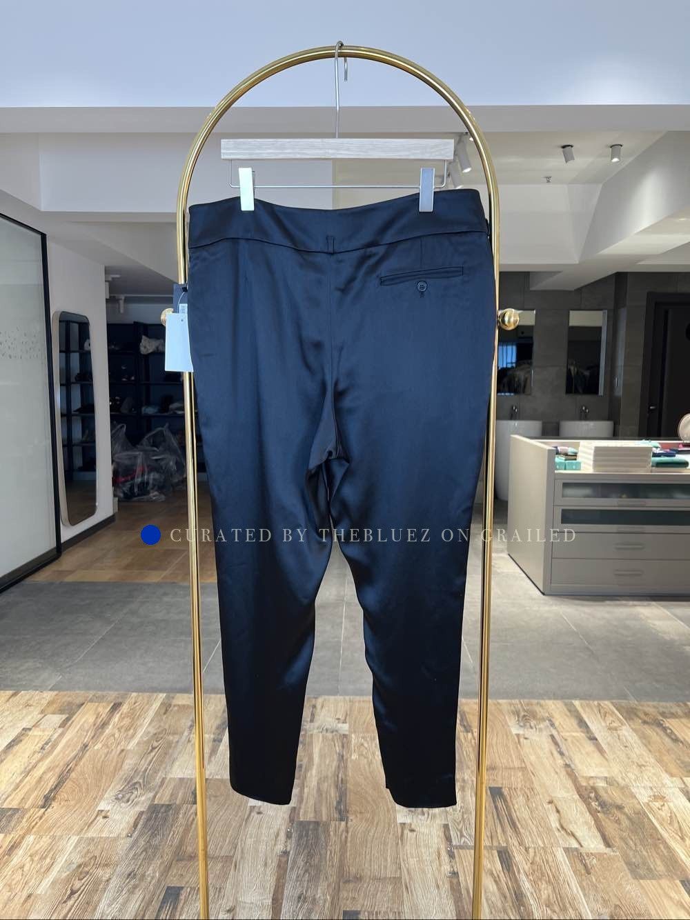 Saint Laurent Paris Black Pleated Casual Pants Size 30 Size US 30 / EU 46 - 2 Thumbnail