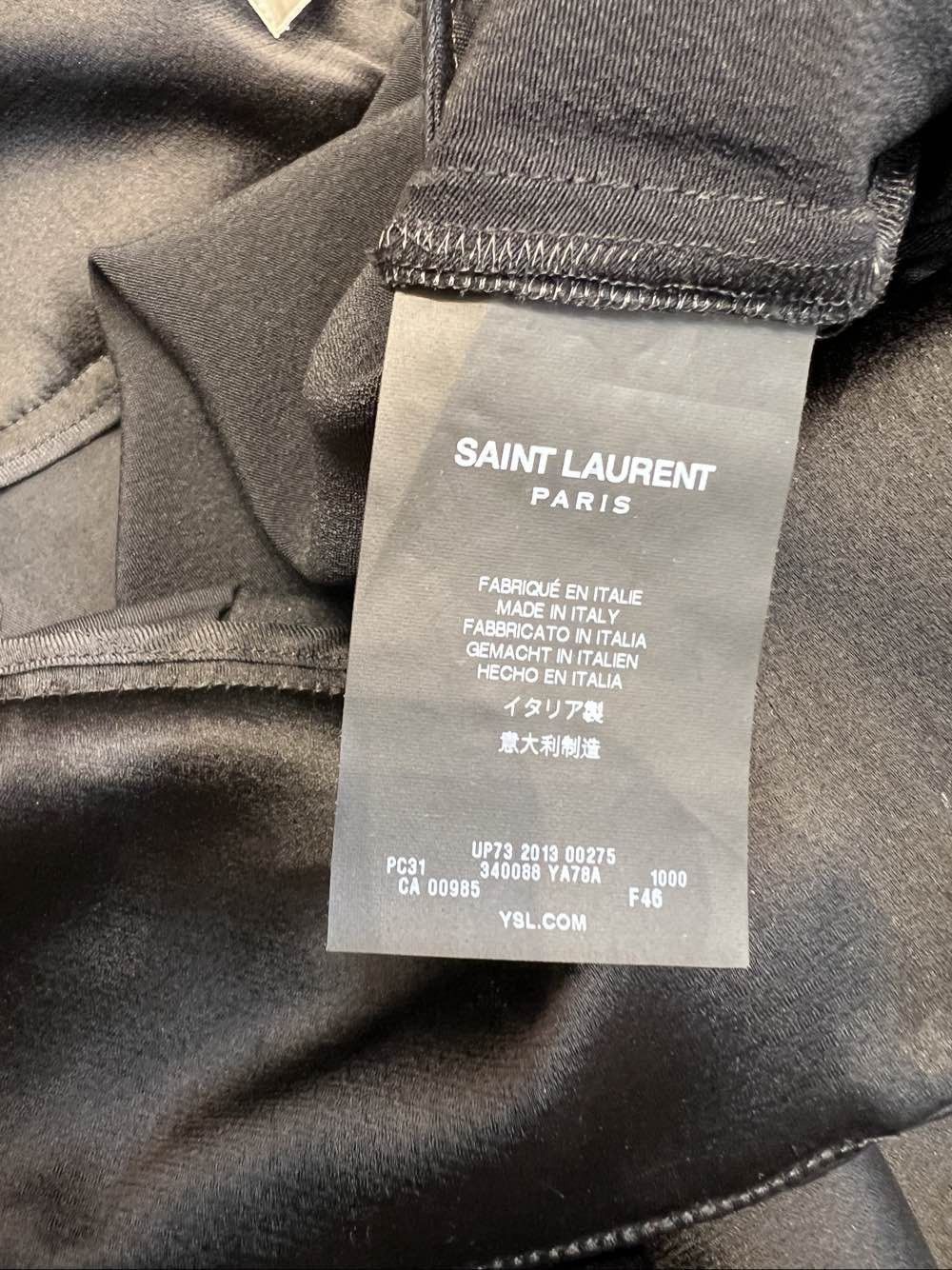 Saint Laurent Paris Black Pleated Casual Pants Size 30 Size US 30 / EU 46 - 3 Thumbnail