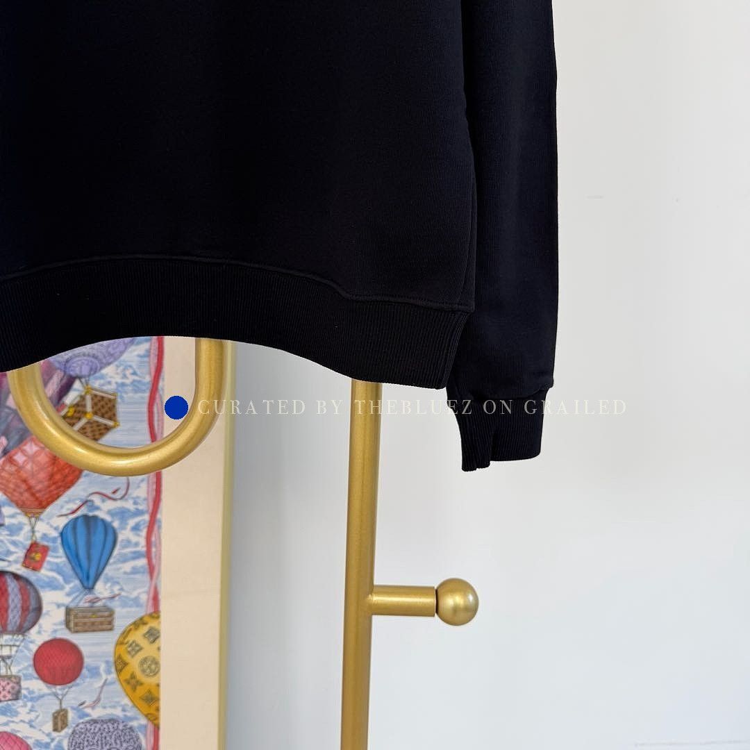 Saint Laurent Paris Black Zip Neck Long Sleeve Sweatshirt Size US S / EU 44-46 / 1 - 5 Thumbnail
