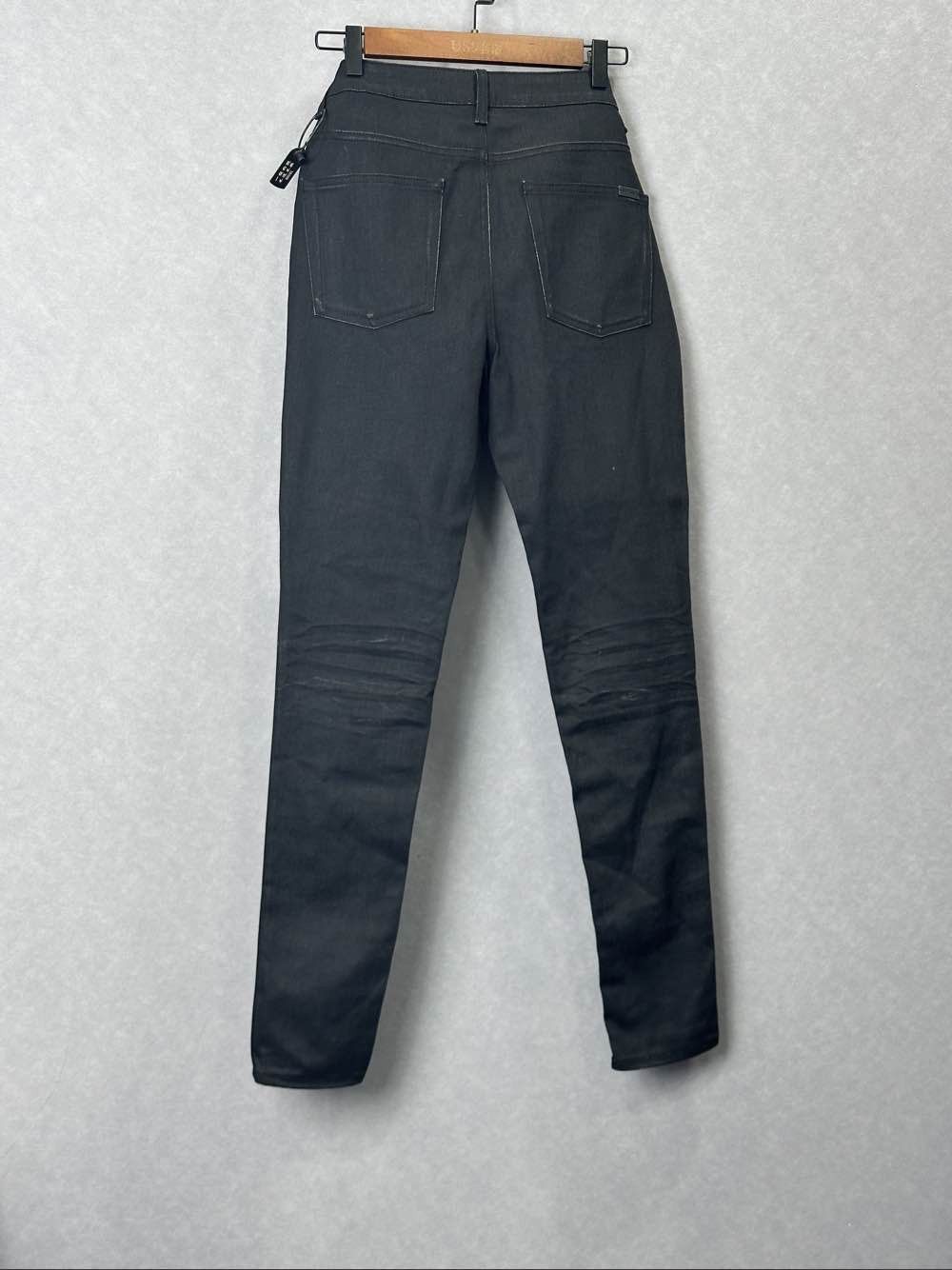 Saint Laurent Paris Black Denim Slim Fit Pants Size US 32 / EU 48 - 2 Thumbnail