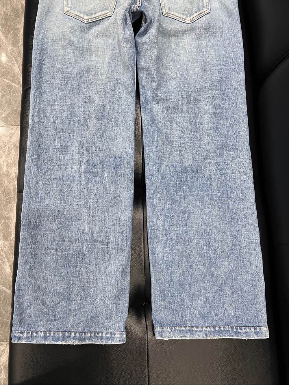 Saint Laurent Paris Blue Denim Wide-Leg Jeans Size US 32 / EU 48 - 9 Thumbnail