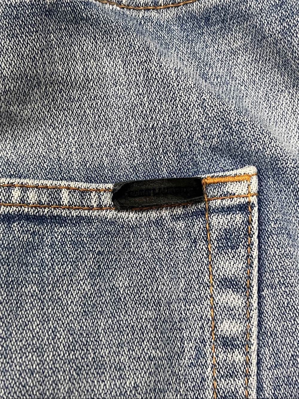 Saint Laurent Paris Blue Denim Wide-Leg Jeans Size US 32 / EU 48 - 7 Thumbnail