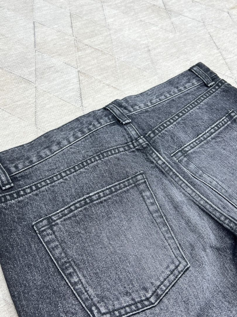Saint Laurent Paris Black Distressed Denim Jeans Size 28 Size US 28 / EU 44 - 5 Thumbnail