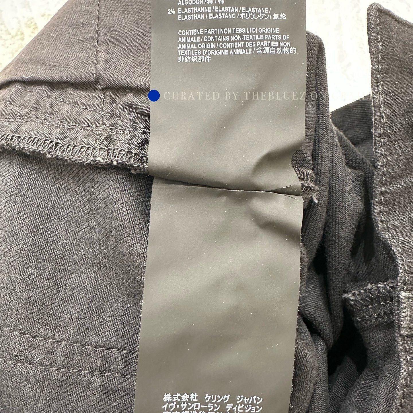 Saint Laurent Paris Black Distressed Denim Pants Size US 32 / EU 48 - 8 Thumbnail