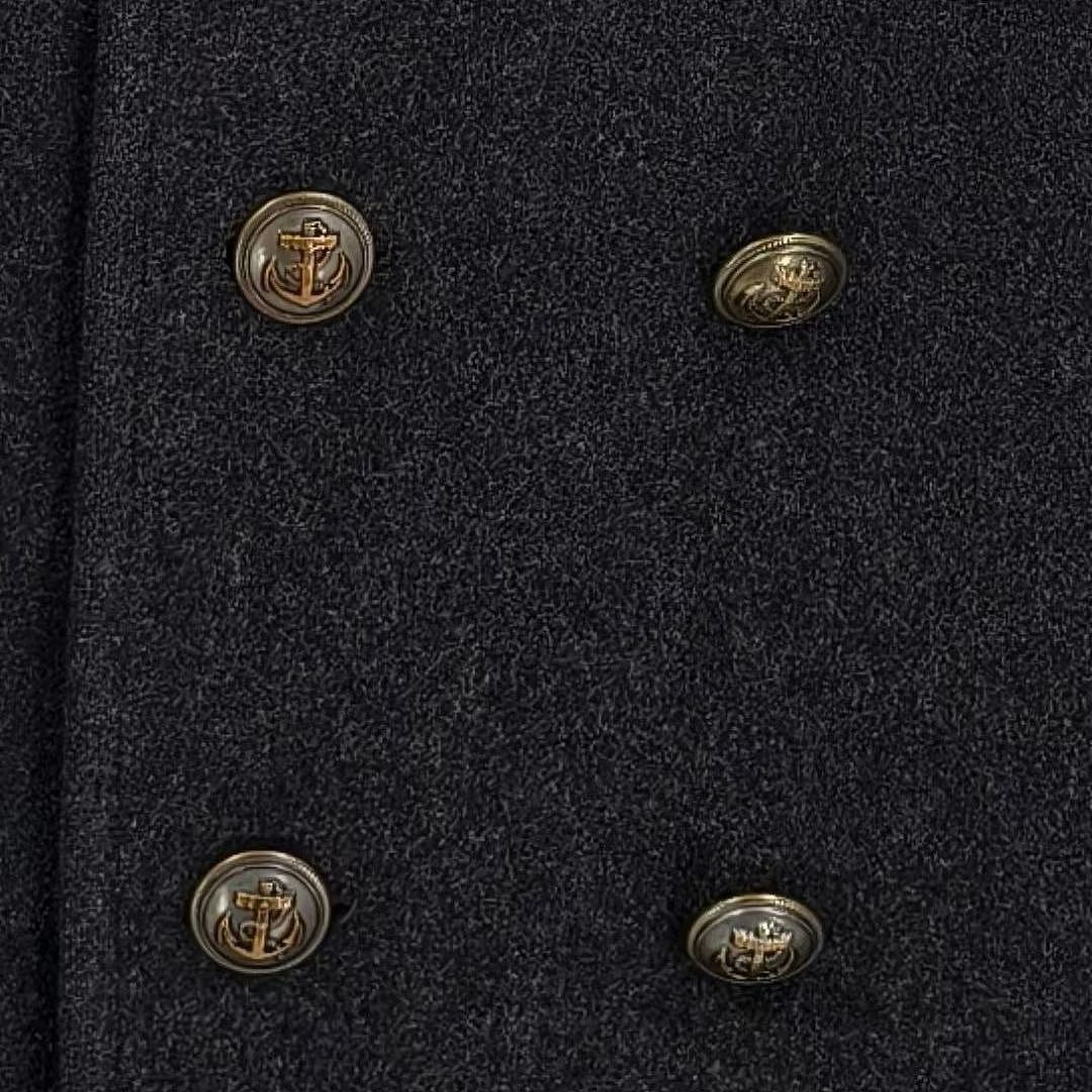 Saint Laurent Paris Gray Double-Breasted Wool Blend Coat - Size S Size US S / EU 44-46 / 1 - 6 Thumbnail
