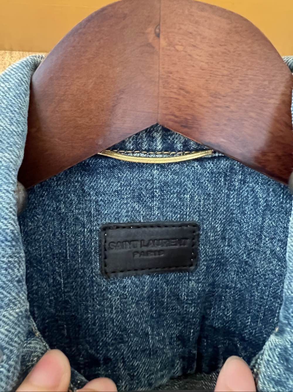 Saint Laurent Paris Blue Studded Denim Vest Size US S / EU 44-46 / 1 - 3 Thumbnail