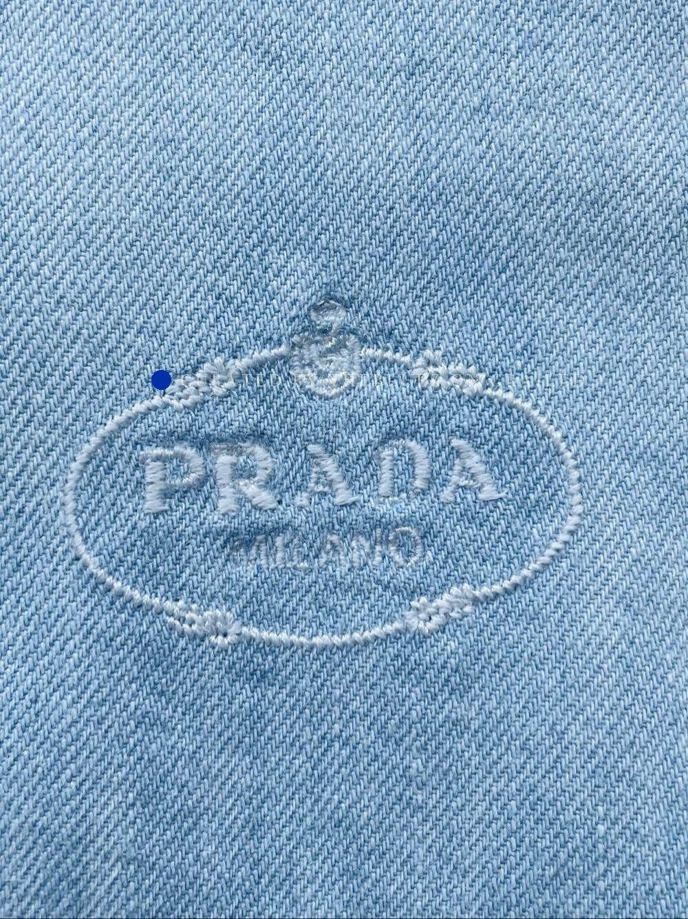 Prada Blue Long Sleeve Button-Up Shirt Size US S / EU 44-46 / 1 - 6 Thumbnail