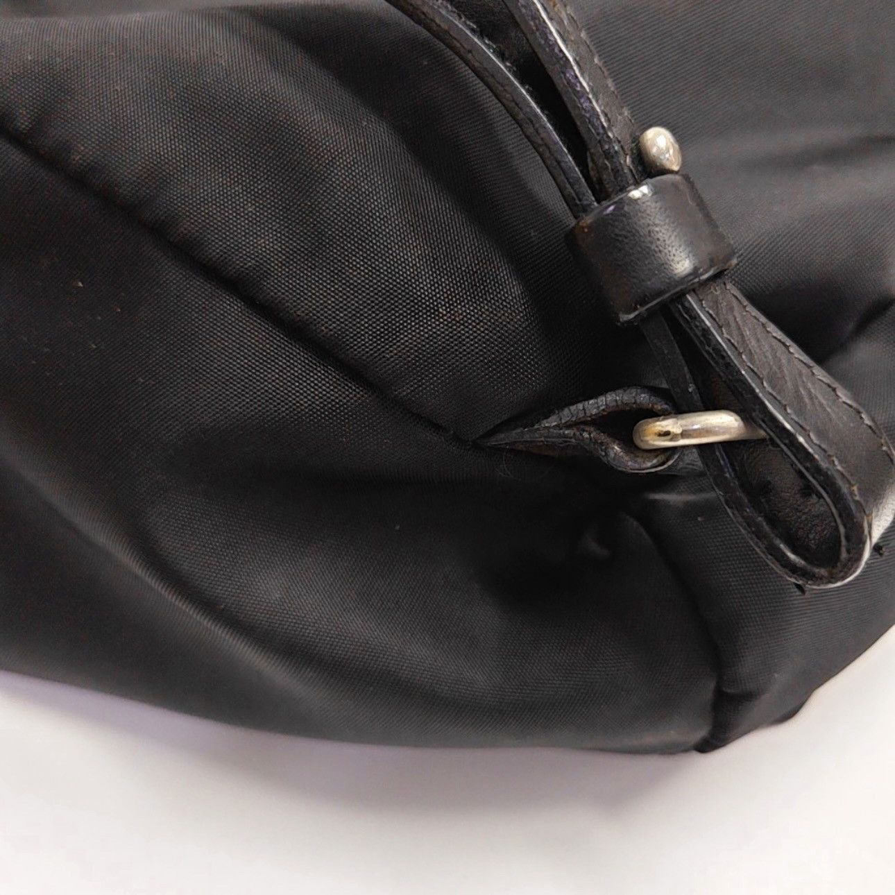 Prada Black Nylon and Leather Backpack with Dual Pockets Size ONE SIZE - 14 Thumbnail