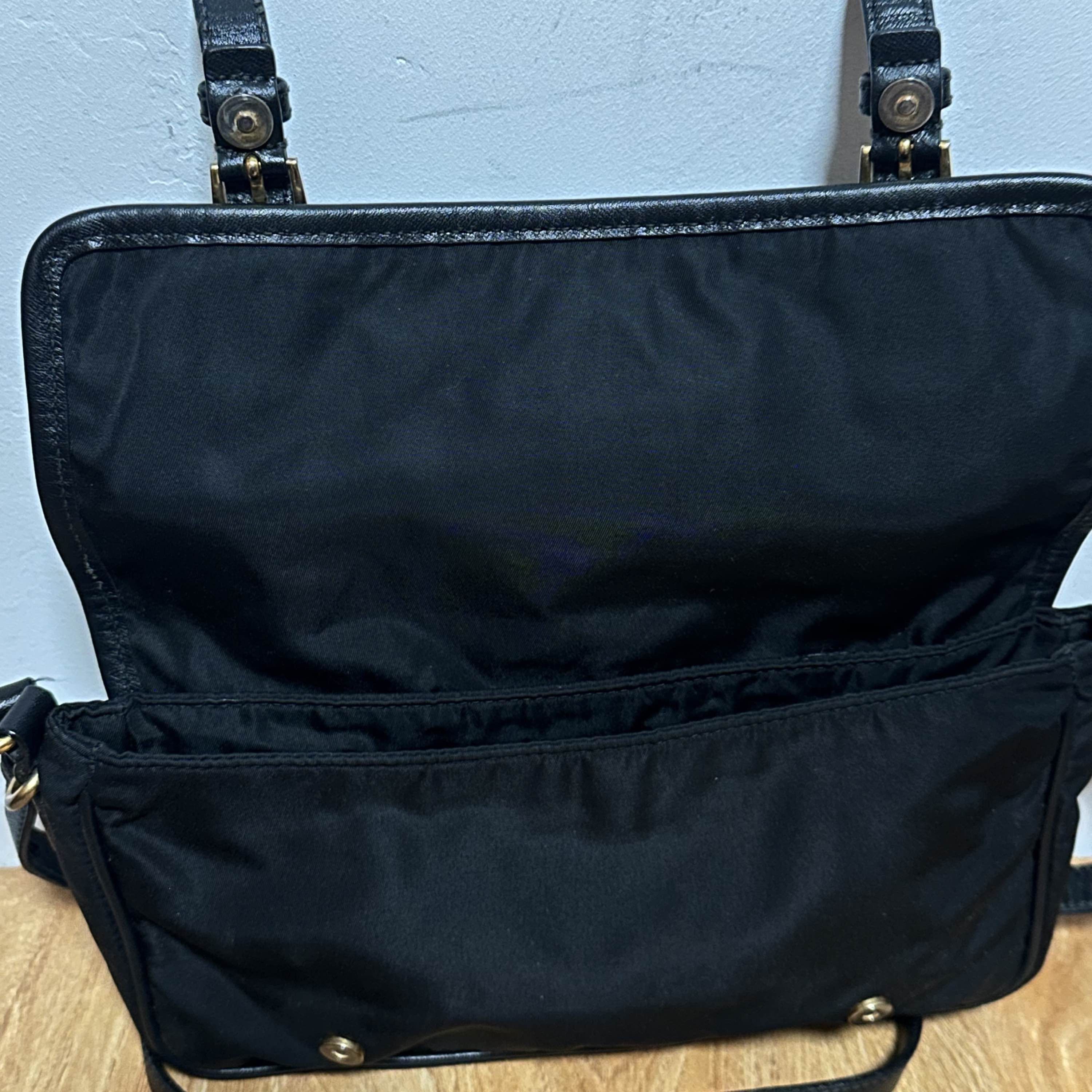 Prada Black Crossbody Bag with Buckle Closure Size ONE SIZE - 13 Thumbnail