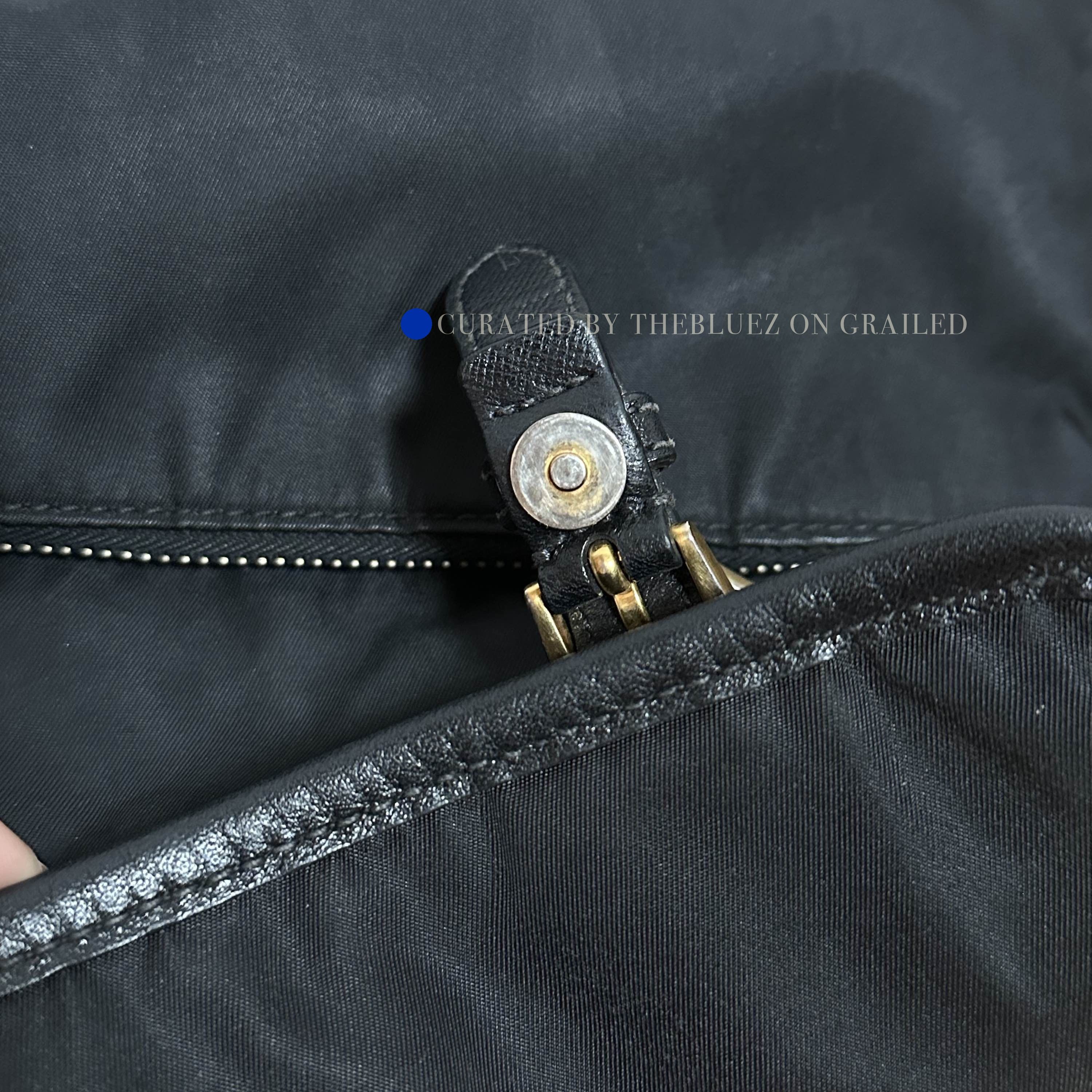 Prada Black Crossbody Bag with Buckle Closure Size ONE SIZE - 9 Thumbnail