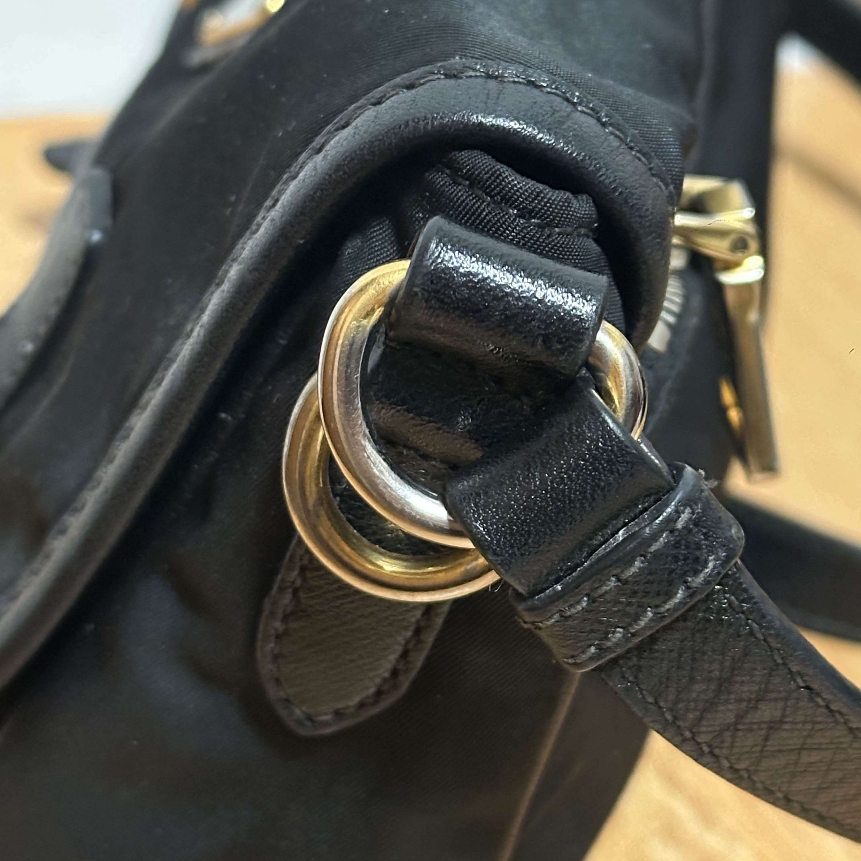 Prada Black Crossbody Bag with Buckle Closure Size ONE SIZE - 11 Thumbnail