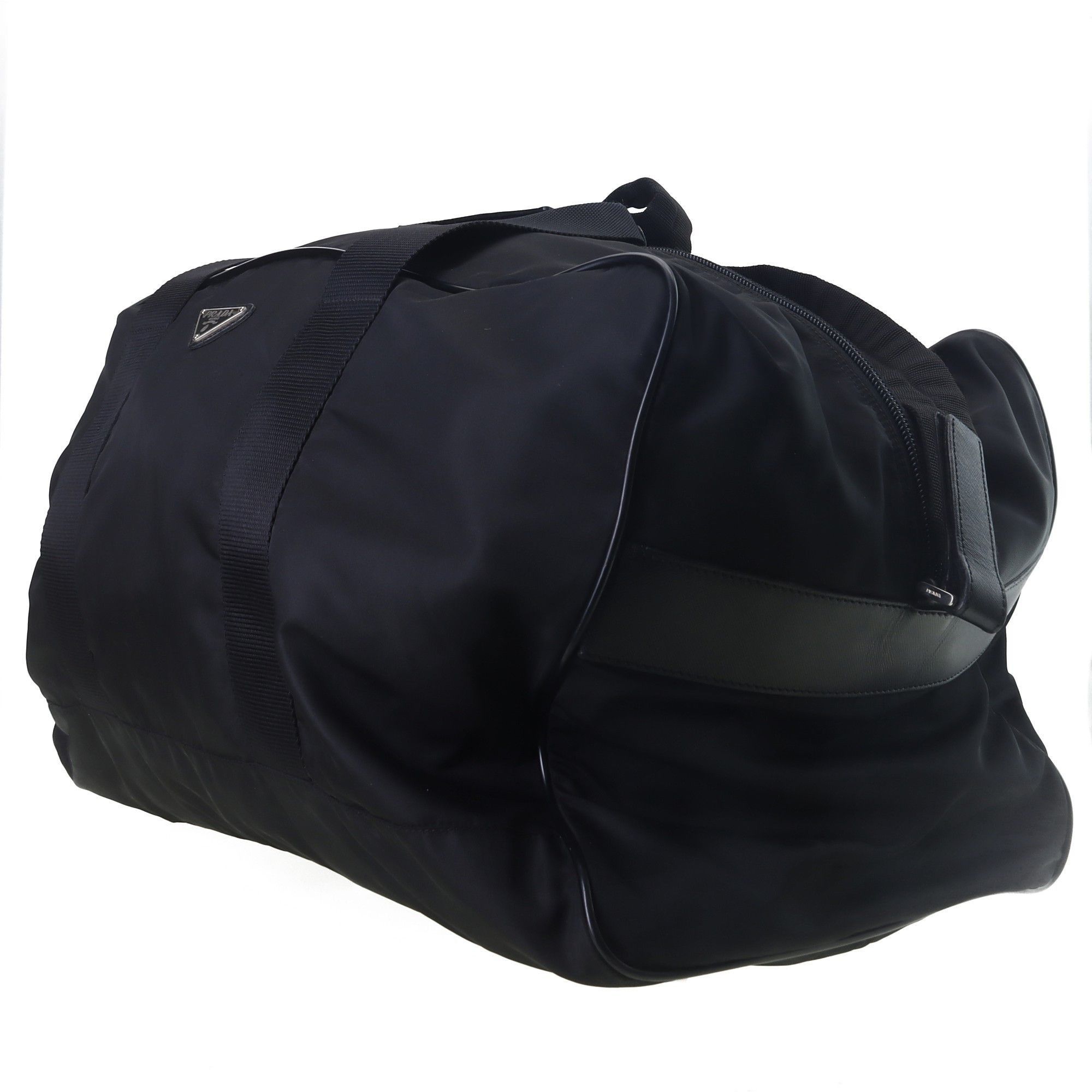 Prada Black Nylon Travel Duffel Bag Size ONE SIZE - 2 Thumbnail