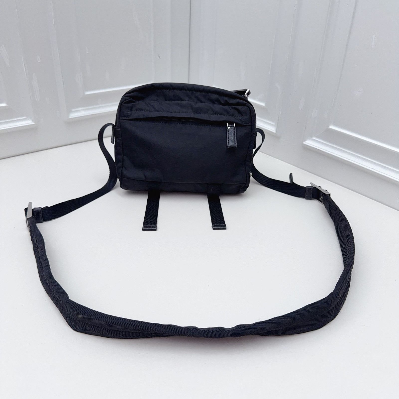 Prada Black Nylon Crossbody Bag with Adjustable Strap Size ONE SIZE - 3 Thumbnail