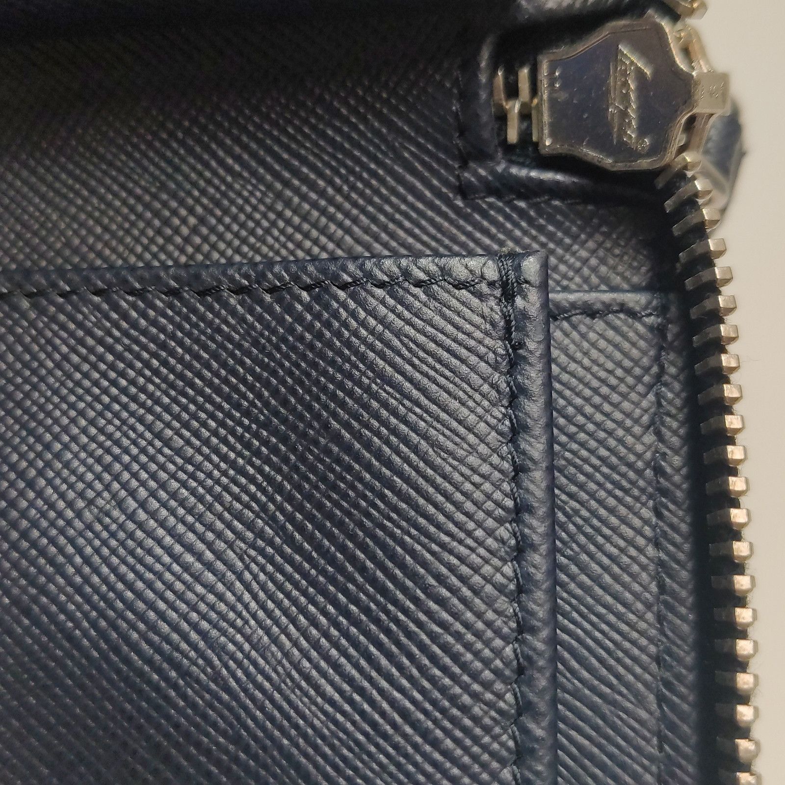 Prada Blue Zip-Around Long Wallet Size ONE SIZE - 12 Thumbnail