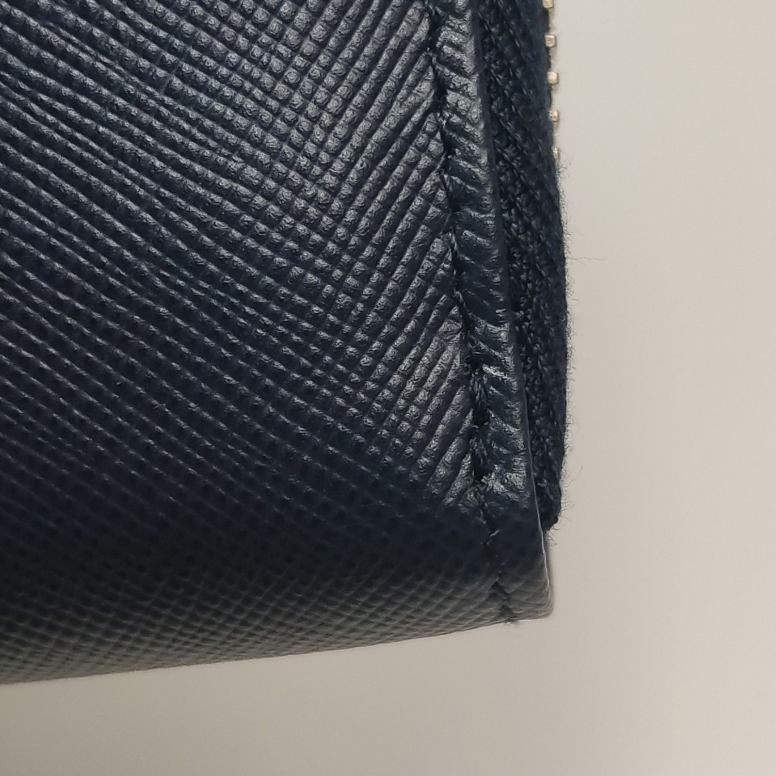 Prada Blue Zip-Around Long Wallet Size ONE SIZE - 17 Thumbnail