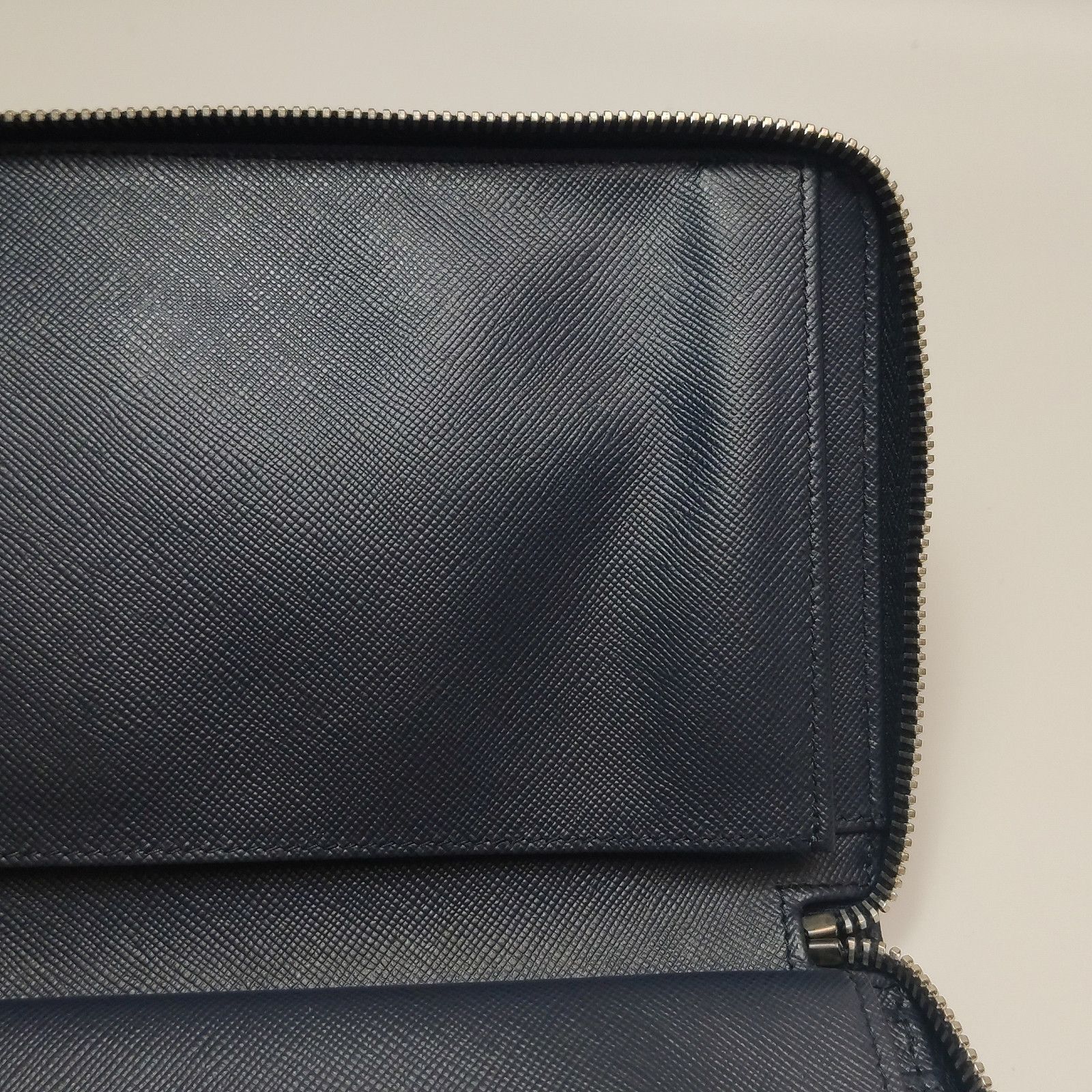 Prada Blue Zip-Around Long Wallet Size ONE SIZE - 15 Thumbnail