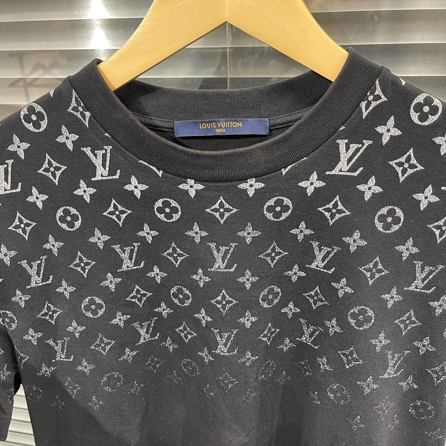 Louis Vuitton Black Patterned Short-Sleeve T-Shirt Size US XS / EU 42 / 0 - 5 Thumbnail